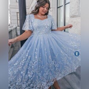 Beautiful Misty dress in Blue NWT by JessaKae - L - no more sold online